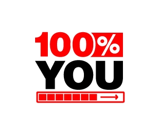 100% YOU  logo design by jaize