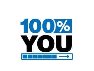 100% YOU  logo design by jaize