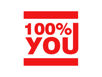 100% YOU  logo design by Kanya