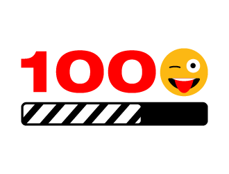 100% YOU  logo design by BrightARTS
