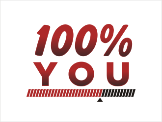 100% YOU  logo design by bunda_shaquilla
