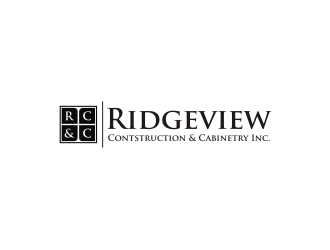 Ridgeview Contstruction and Cabinetry Inc. logo design by narnia