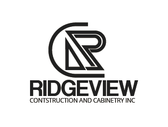 Ridgeview Contstruction and Cabinetry Inc. logo design by czars