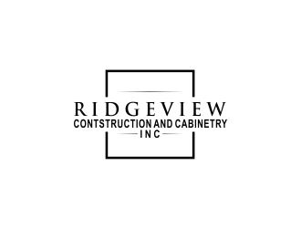 Ridgeview Contstruction and Cabinetry Inc. logo design by amazing
