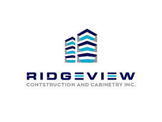 Ridgeview Contstruction and Cabinetry Inc. logo design by PRN123