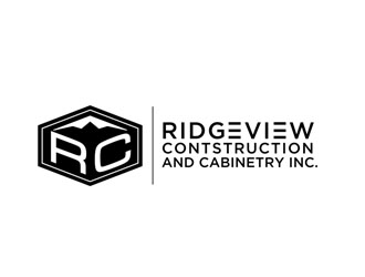 Ridgeview Contstruction and Cabinetry Inc. logo design by jagologo