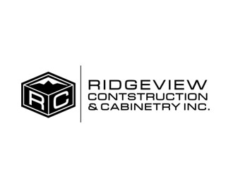 Ridgeview Contstruction and Cabinetry Inc. logo design by jagologo