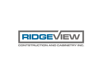 Ridgeview Contstruction and Cabinetry Inc. logo design by rief