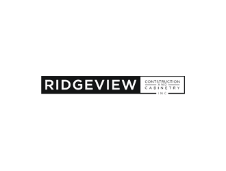 Ridgeview Contstruction and Cabinetry Inc. logo design by jancok