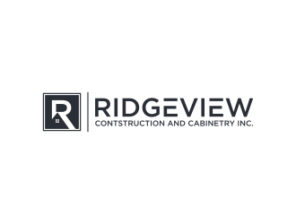 Ridgeview Contstruction and Cabinetry Inc. logo design by ammad