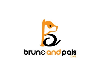 Bruno and pals.com logo design by jishu