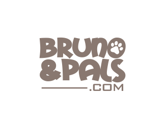 Bruno and pals.com logo design by YONK