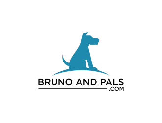Bruno and pals.com logo design by RIANW