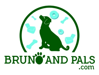 Bruno and pals.com logo design by ElonStark