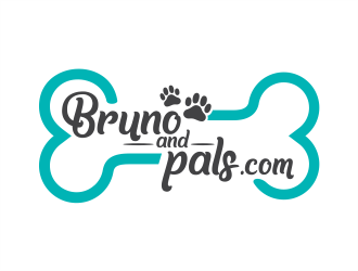 Bruno and pals.com logo design by onamel