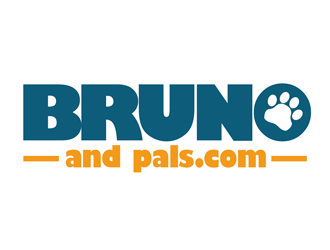 Bruno and pals.com logo design by kunejo