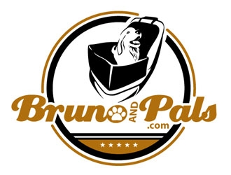 Bruno and pals.com logo design by shere