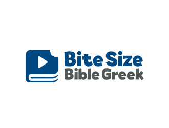 Bite Size Bible Greek logo design by keylogo