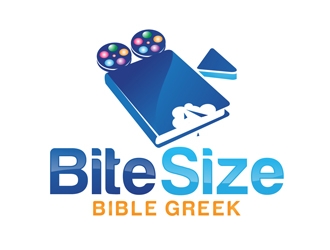 Bite Size Bible Greek logo design by DreamLogoDesign