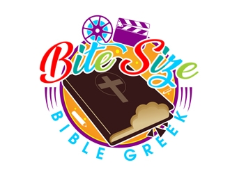 Bite Size Bible Greek logo design by DreamLogoDesign