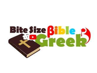 Bite Size Bible Greek logo design by DreamLogoDesign