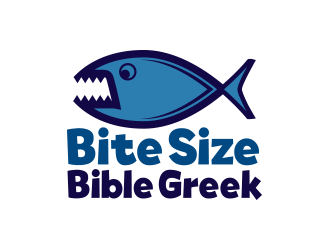 Bite Size Bible Greek logo design by keylogo