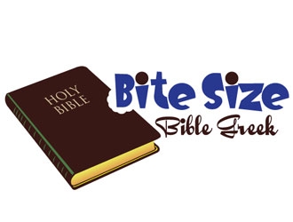 Bite Size Bible Greek logo design by shere
