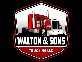 Walton & Sons Trucking LLC logo design by Optimus