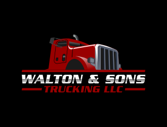 Walton & Sons Trucking LLC logo design by Kruger