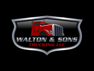 Walton & Sons Trucking LLC logo design by Kruger