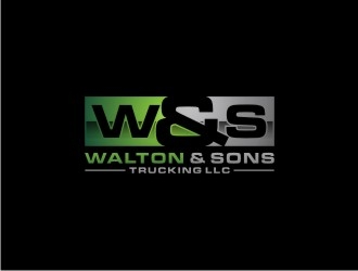 Walton & Sons Trucking LLC logo design by bricton