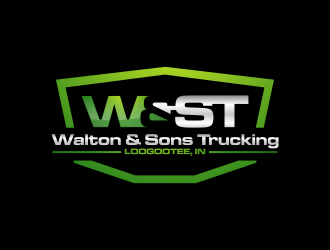 Walton & Sons Trucking LLC logo design by eagerly
