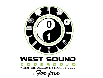 West Sound CoderDojo  logo design by Cyds