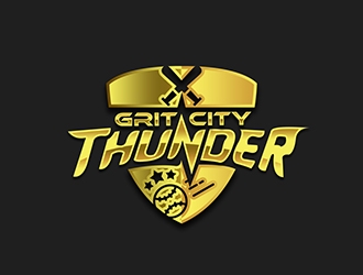 Grit City Thunder logo design by XyloParadise