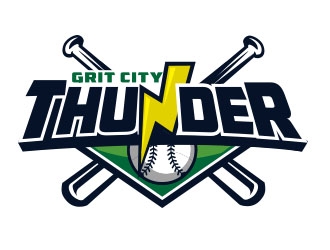 Grit City Thunder logo design by Sorjen