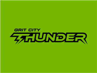 Grit City Thunder logo design by mutafailan