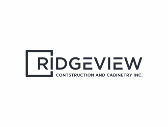Ridgeview Contstruction and Cabinetry Inc. logo design by ammad