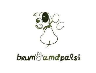 Bruno and pals.com logo design by savvyartstudio