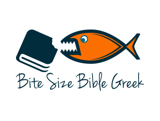 Bite Size Bible Greek logo design by keylogo