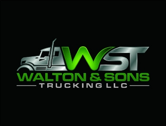 Walton & Sons Trucking LLC logo design by agil