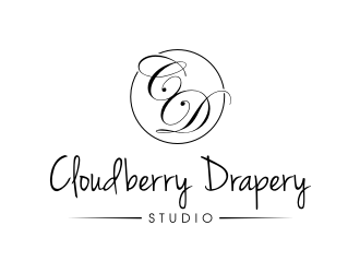 Cloudberry Drapery Studio logo design by Landung