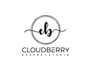 Cloudberry Drapery Studio logo design by kimora