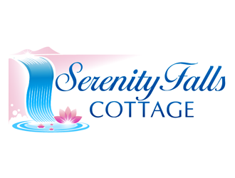Serenity Falls Cottage logo design by megalogos