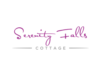 Serenity Falls Cottage logo design by afra_art