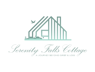 Serenity Falls Cottage logo design by savvyartstudio