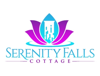 Serenity Falls Cottage logo design by jaize