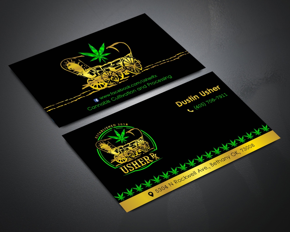 Usher Rx logo design by Boomstudioz