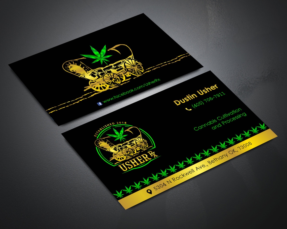 Usher Rx logo design by Boomstudioz