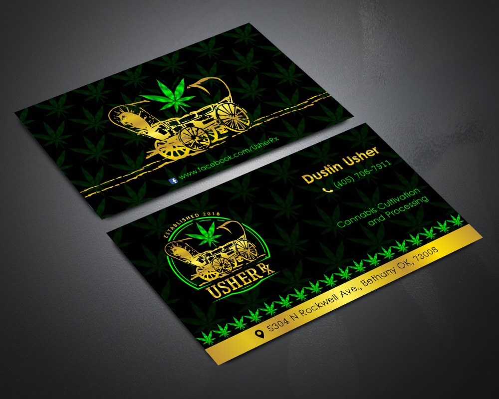 Usher Rx logo design by Boomstudioz