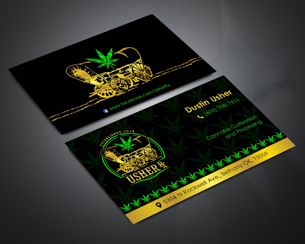 Usher Rx logo design by Boomstudioz